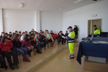 Corso di evacuazione Scuola Media Acquarica Protezione Civile "LA FONTANA"